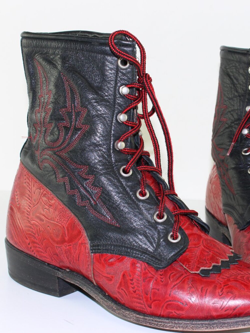 Vintage Rocky Mountain USA Kiltie Western Boots (7.5 US) - Picture 8 of 11